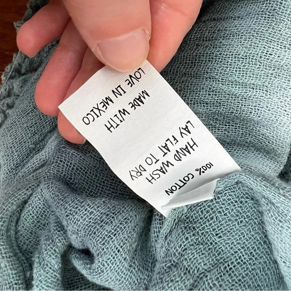 Jen’s Pirate Booty Blue Tie Dye Boho Jumpsuit Size S - Picture 8 of 9